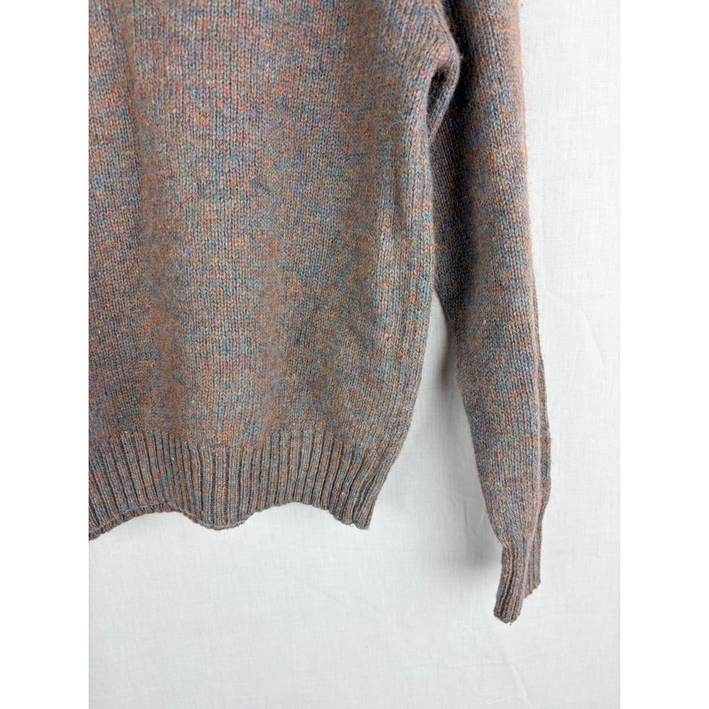 McGregor Vintage Marled Knit‎ Crewneck Sweater Raglan Sleeve Multi-Color Blue - Picture 14 of 15